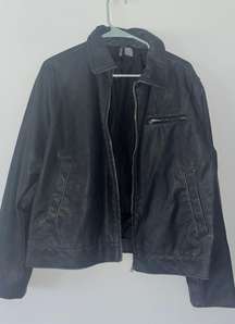 Faux Leather Jacket