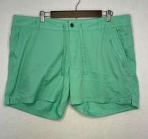 Magellan Women’s Green XXL Performance‎ Shorts 5” Inseam