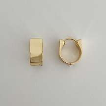 Gold Filled Small Flat Hoops