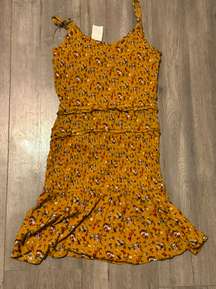 mustard yellow dress