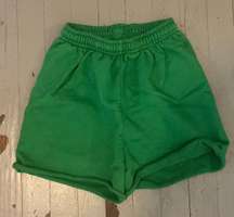 Urban Renewal Green Sweatshorts