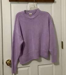 purple sweater size medium