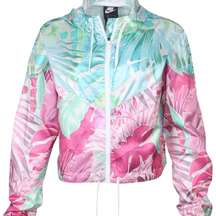 Nike printed woven cropped jacket windbreaker Xs