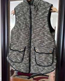 TAKARA METALLIC FULL Zip Vest Size Medium