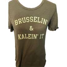 GRAYSON THREADS WOMEN'S BRUSSELIN' AND KALEIN' IT FUNNY GRAPHIC T-SHIRT