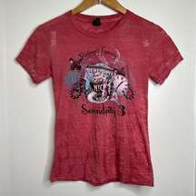 Serendipity Burnout Short Sleeve T Shirt Size Medium but may fit like a small