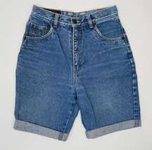 Vintage 90s Brittania High Waisted Denim Shorts