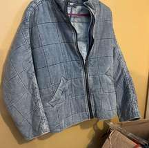 Easel medium blue jacket