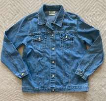 Vintage  Rhinestone Embellished Denim Jacket