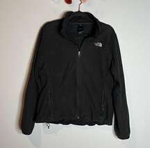 🌺 The North Face black fleece zip up jacket