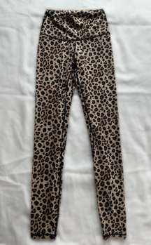 Cheetah Print High Waisted Tummy Control Workout Leggings Ultra Soft Yoga Pants