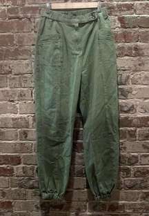 Nasty Gal Green Cargo Joggers Size 2