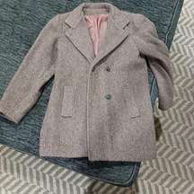 Vintage Wool Tweed Peacoat