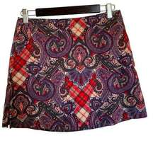 golf skort in paisley size 4