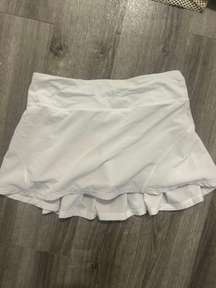 White Tennis Skirt