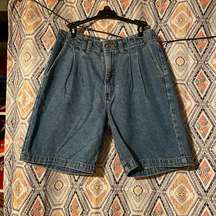 vintage high rise jean shorts