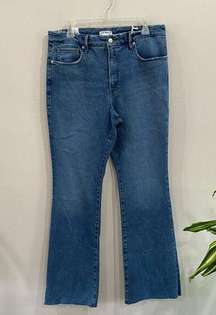 Good American Classic Bootcut Jeans in a Medium Wash Size 14/32