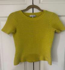 Mesh Knit T Shirt