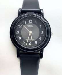 Casio women’s watch LQ-139 1330 analog Quartz watch, black color band up to 7”