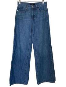 BANANA REPUBLIC Wide Leg Jeans Authentic Wash Size 26