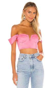 Super down Pink Top