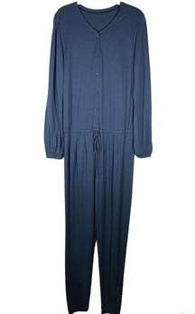 Calida Bodywear  Striped Pajamas Modal Cotton Blend Blue Black Small