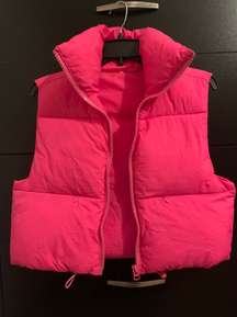 Pink Puffer Vest