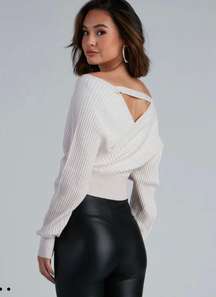 Off Shoulder Sweater