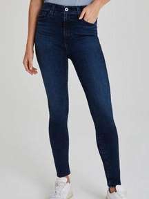 #83 AG Adriano Goldschmied Mila Super High Rise Skinny in Valiant