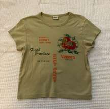 Vintage Veggies Baby Tee