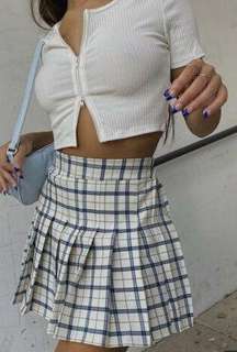 NWT Princess Polly Lona tennis skirt plaid mini skirt xs / s