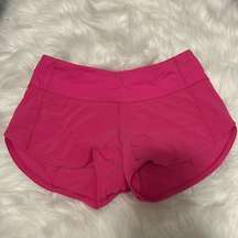 Sonic pink speed up lulu shorts