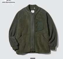 x White Mountaineering fleece coat