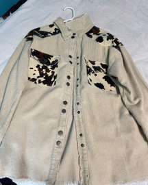 Cow Print Jacket