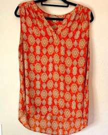 Eliane Rose Multicolored Sleeveless Blouse Size XL