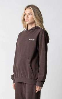 NEW TALENTLESS WOMENS LIGHTWEIGHT COCO BROWN HOODIE SZ SMALL