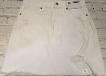 Nwt Arizona Jean Co Jrs Size 5 White Denim Jean Skirt