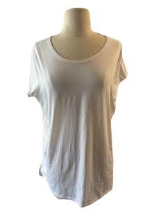 Athletic Active T-Shirt White Size Medium