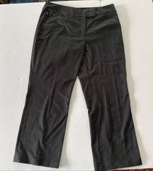 Nike Golf Pants Crop Trousers Zip Hems 6 Black Pants