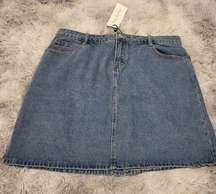 NWT Chouyatou Denim Pensil Skirt