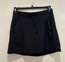 All in Motion Women's Athletic Skort Black Size M Stretch Woven Fabric Running