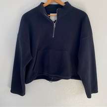 American Eagle Cropped Fleece Jacket