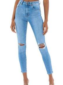Rolla’s Eastcoast Ankle Busted Knee High Rise Skinny Jeans 27