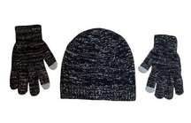 Sag Harbor Hat And Phone Compatible Gloves Set Beanie