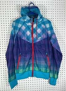 Nike running zip up hooded jacket