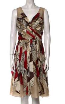 Nwot Oscar de la renta silk Dress