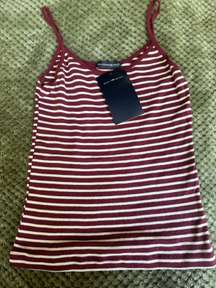 Maroon Striped Singlet