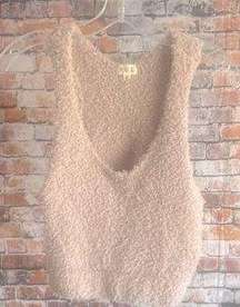 POL fuzzy soft cropped tank NWT