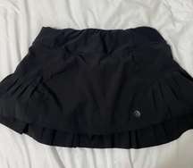 black athletic skirt