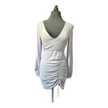 L'academie Pearl Ruched Dress in Lilac Size S